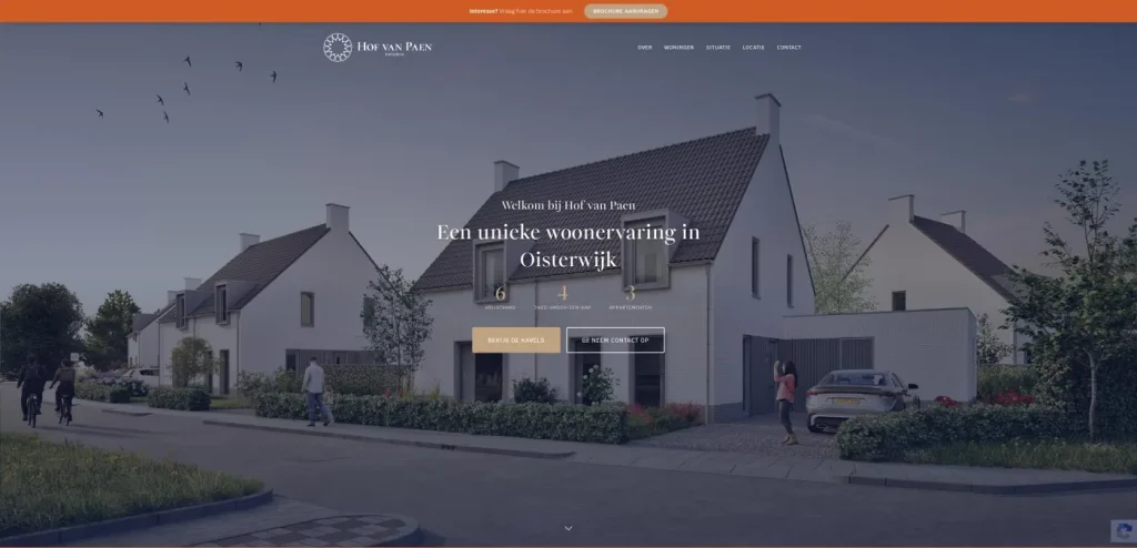Website van Hof van Paen