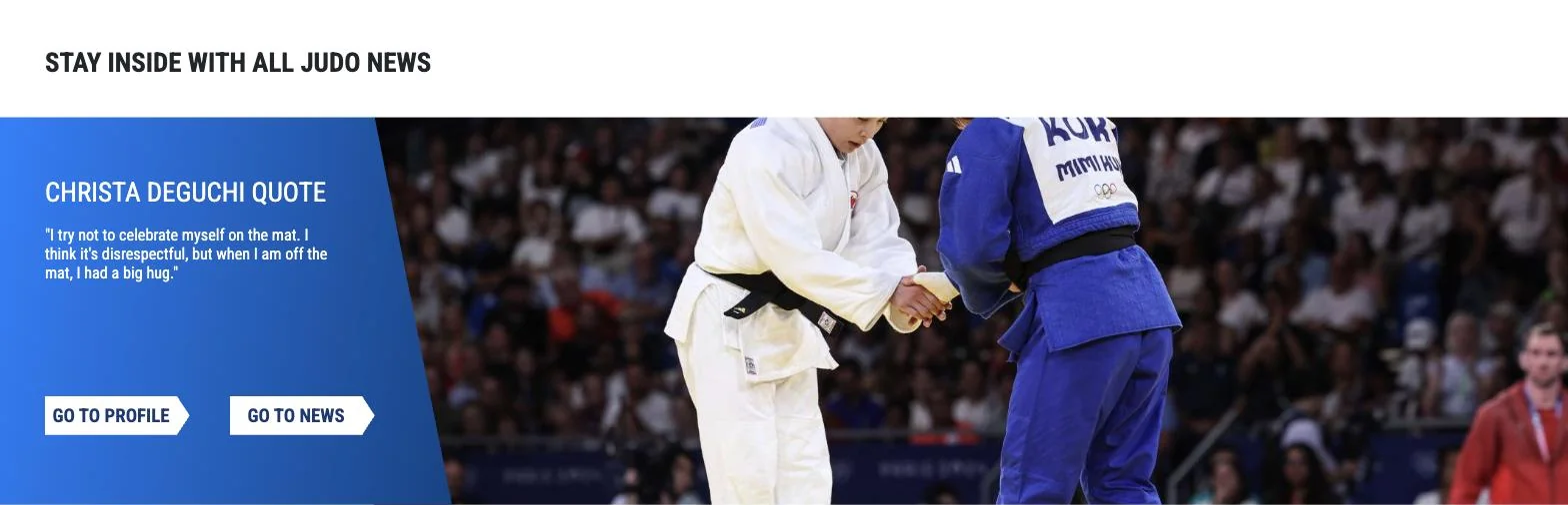 Wat we hebben gemaakt: scherm uit het project JudoInside