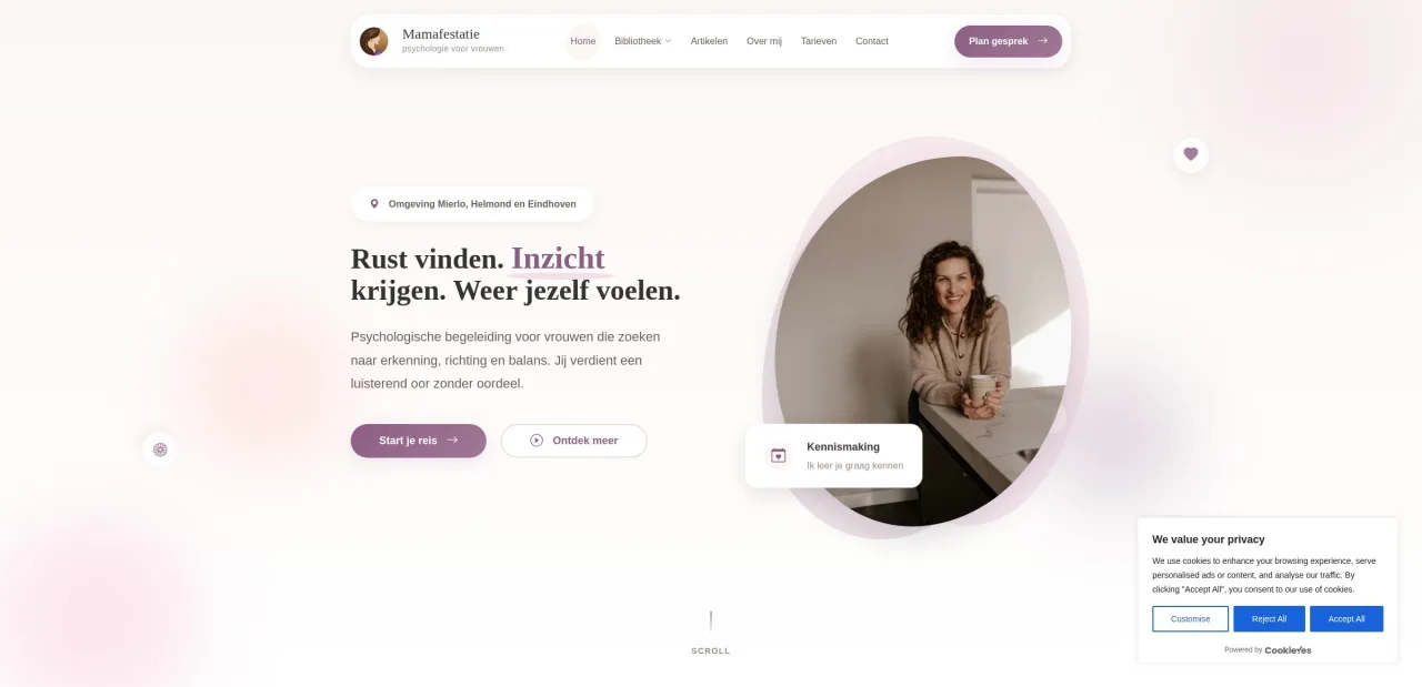 Website van Mamafestatie