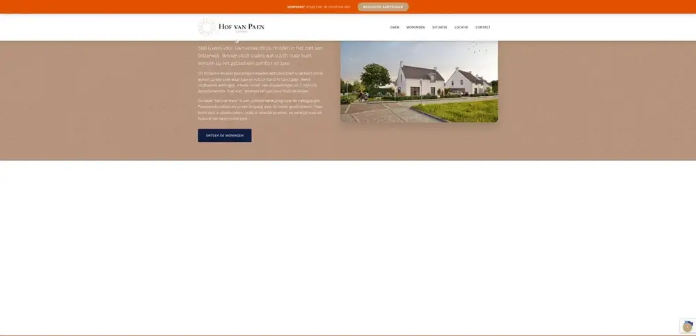 Scherm uit het project Hof van Paen
