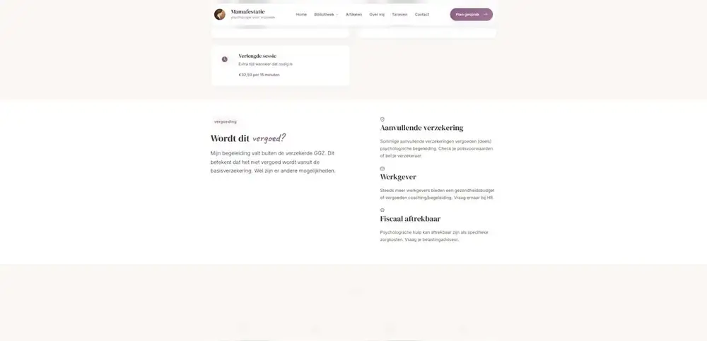 Scherm uit het project Mamafestatie